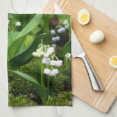 Linge De Cuisine Fleurs | Lily de la vallée Suède (Quart Plié)