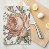 Linge De Cuisine Fleurs magnifiques (Quart Plié)