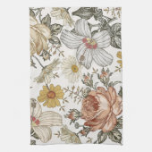 Linge De Cuisine Fleurs magnifiques (Vertical)