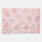 Linge De Cuisine Fleurs mignonnes (Horizontal)