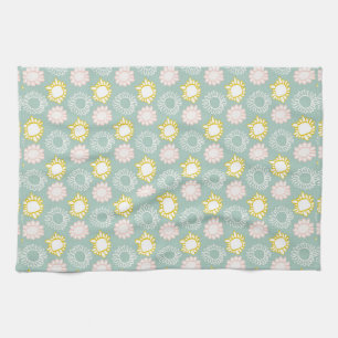 Linge De Cuisine Fleurs Modernes II