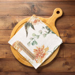 Linge De Cuisine Fleurs modernes Jaune & Kraft Cadeau personnalisé<br><div class="desc">Cette belle aquarelle moderne fleurie design avec des fleurs jaunes lumineuses et joyeuses disposées dans un joli bouquet. L'oeuvre est réalisée à l'aide du support délicat et translucide de l'aquarelle, qui donne aux fleurs une qualité douce et rêveuse. Le design peut être personnalisé avec un nom de votre choix, ce...</div>