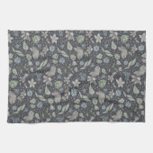 Linge De Cuisine Fleurs Monochromatiques Ditsy (Horizontal)