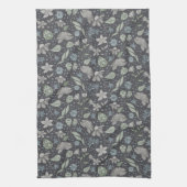 Linge De Cuisine Fleurs Monochromatiques Ditsy (Vertical)