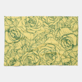 Linge De Cuisine Fleurs Motif 15 (Horizontal)