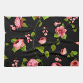 Linge De Cuisine Fleurs Motif 18 (Horizontal)