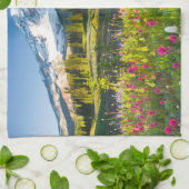 Linge De Cuisine Fleurs | Mt. Rainier Fleurs sauvages (Plié)