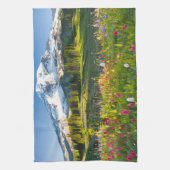 Linge De Cuisine Fleurs | Mt. Rainier Fleurs sauvages (Vertical)