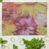LINGE DE CUISINE FLEURS MULTIPLES (Plié)