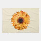 Linge De Cuisine Fleurs | Orange Gerbera (Horizontal)
