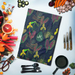 Linge De Cuisine Fleurs Plantes botaniques Aquarelle Monogramme<br><div class="desc">Fleurs Botanique Plante Aquarelle Monogram Kitchen Towels a un beau design classique floral,  plante,  botanique et tropical. Le design améliore tout environnement. Personnalisez-le avec votre initial. Fait aussi un grand cadeau.</div>