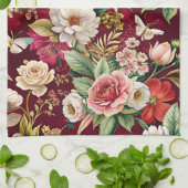 Linge De Cuisine Fleurs printanières (Plié)