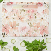 Linge De Cuisine Fleurs printanières en fleurs (Plié)