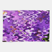 LINGE DE CUISINE FLEURS PURPLES (Horizontal)