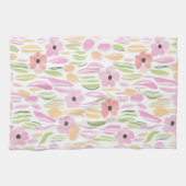 Linge De Cuisine Fleurs Rétro Pastel (5) (Horizontal)