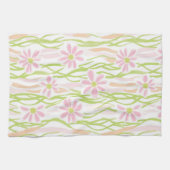 Linge De Cuisine Fleurs Rétro Pastel (8) (Horizontal)