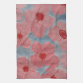 Linge De Cuisine Fleurs rose bonbon (Vertical)