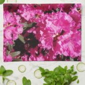 Linge De Cuisine Fleurs roses (Plié)