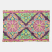 Linge De Cuisine Fleurs roses dans le jardin (Horizontal)