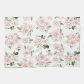 Linge De Cuisine Fleurs roses, Roses roses, Fleurs Aquarelles (Horizontal)
