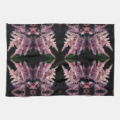 Linge De Cuisine Fleurs roses vives Gros plan Motif Abstrait (Horizontal)