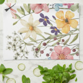 Linge De Cuisine Fleurs sauvages (Plié)