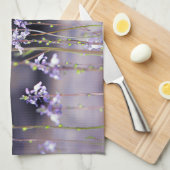 Linge De Cuisine Fleurs sauvages de lavande (Quart Plié)