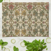 Linge De Cuisine Fleurs sauvages de lys doré William Morris (Plié)