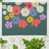 Linge De Cuisine Fleurs sauvages d'été (Plié)