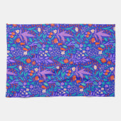 Linge De Cuisine Fleurs sauvages dynamiques (Horizontal)