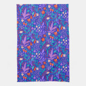 Linge De Cuisine Fleurs sauvages dynamiques (Vertical)