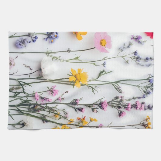 LINGE DE CUISINE FLEURS SÉCHÉES FLEUR SAUVAGE FLORAL ESTHÉTIQUE (Horizontal)