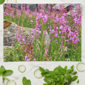 Linge De Cuisine Fleurs | Summer Matterhorn Suisse (Plié)