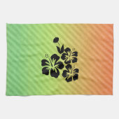 Linge De Cuisine Fleurs tropicales (Horizontal)