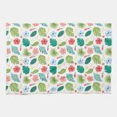 Linge De Cuisine Fleurs Tropicales (Horizontal)