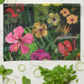 Linge De Cuisine Fleurs tropicales 🌺 (Plié)