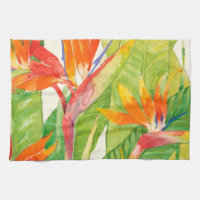 Fleurs tropicales | Oiseau du paradis