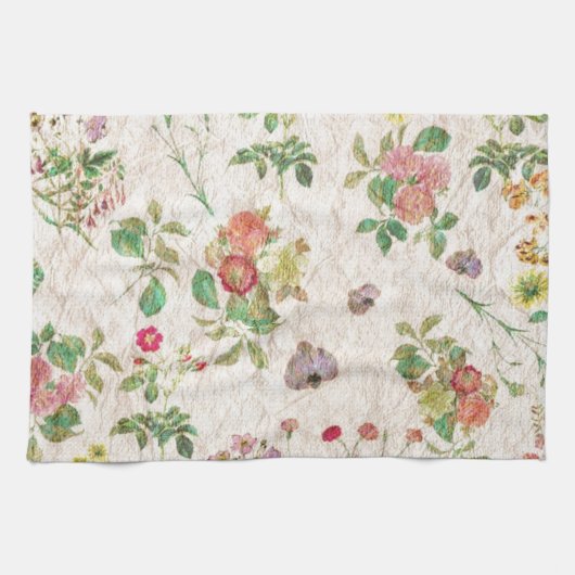 Linge De Cuisine Fleurs vintages (Horizontal)