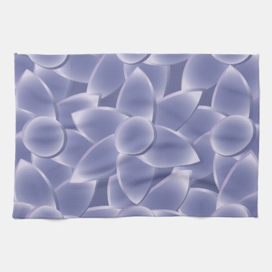 Linge De Cuisine Fleurs violettes (Horizontal)