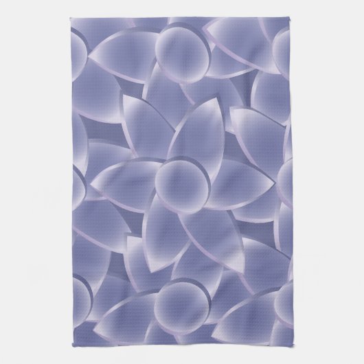 Linge De Cuisine Fleurs violettes (Vertical)