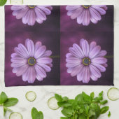 Linge De Cuisine Fleurs violettes de lavande (Plié)