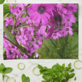 Linge De Cuisine Fleurs violettes de San Francisco (Plié)