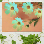 Linge De Cuisine Fleurs Zinnia Elegans (Plié)