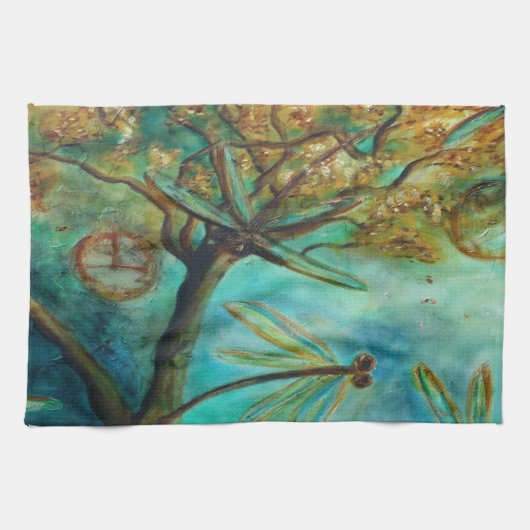 Linge De Cuisine Flirt de libellule (Horizontal)