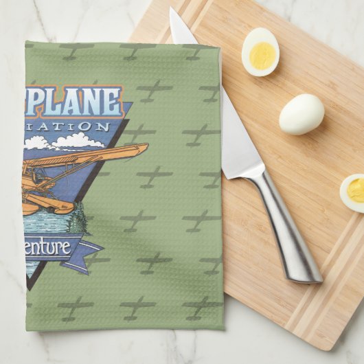 Linge De Cuisine Floatplane Aviation Adventure (Quart Plié)