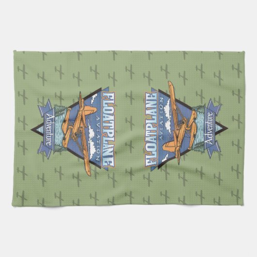 Linge De Cuisine Floatplane Aviation Adventure (Horizontal)