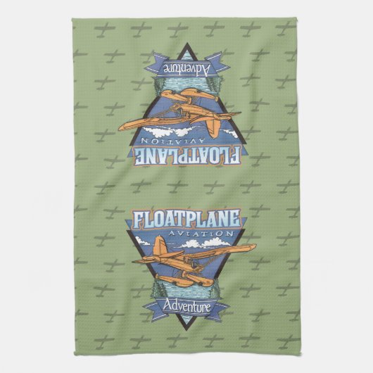 Linge De Cuisine Floatplane Aviation Adventure (Vertical)