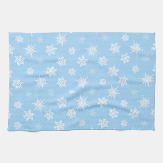 Linge De Cuisine Flocon de neige (Horizontal)