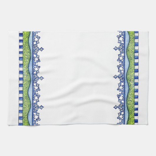 Linge De Cuisine Flocon de neige (Horizontal)