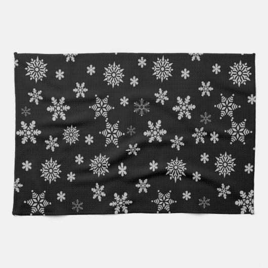 Linge De Cuisine Flocon de neige (Horizontal)